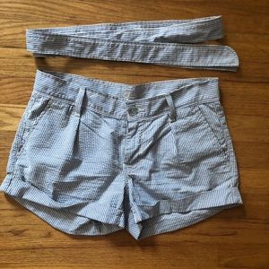 7 of all Mankind Seersucker Shorts 27